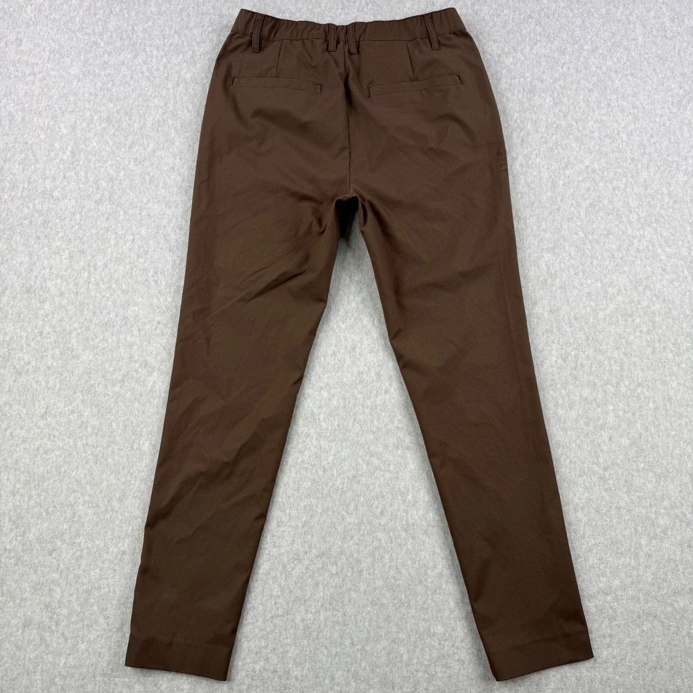 BYLT Pants Mens 32x30 Brown Slim Fit Executive Performance Chino Trousers Work